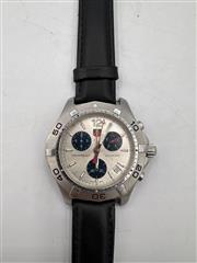TAG Heuer CAF1111 Mens Aquaracer Series Chronograph Watch Blue Silver
